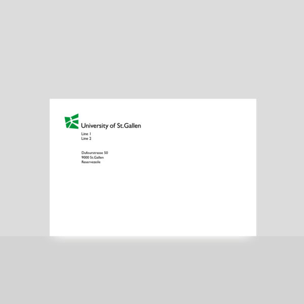 UniSG Packetikette 158x105 – Bild 2